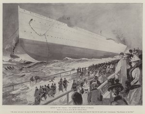 Launch of the Oceanic, the Largest Ship Afloat, at Belfast